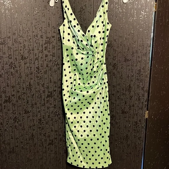Voodoo Vixen | Dresses | Vintage Rockabilly Green And Polka Dot Midi Dress | Poshmark Voodoo Vixen | Dresses | Vintage Rockabilly Green And Polka Dot Midi Dress | Poshmark